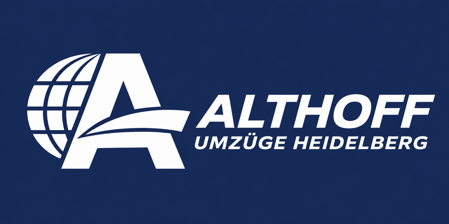 Althoff Umzüge Heidelberg Logo weiß
